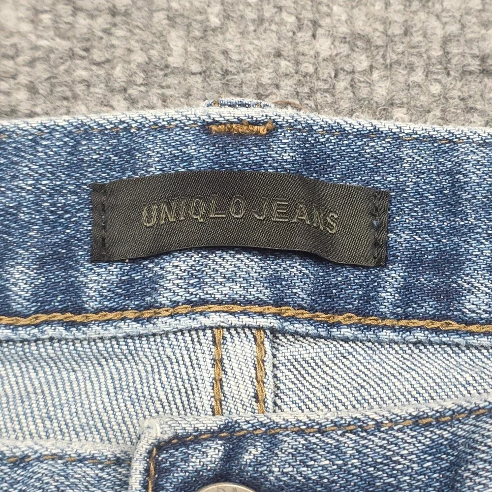 Uniqlo Selvedge Jeans Men's 32x32 (FITS 32x29) Blue Denim Slim-Straight Kaihara